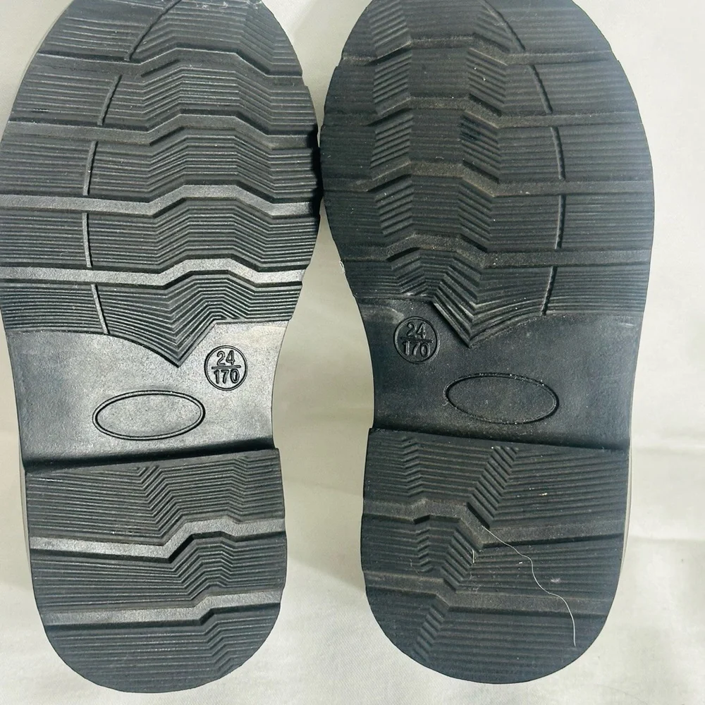 Unisex Toddler Oxford Saddle Shoes Black & White 24 mos Retro 50s Rockabilly EUC